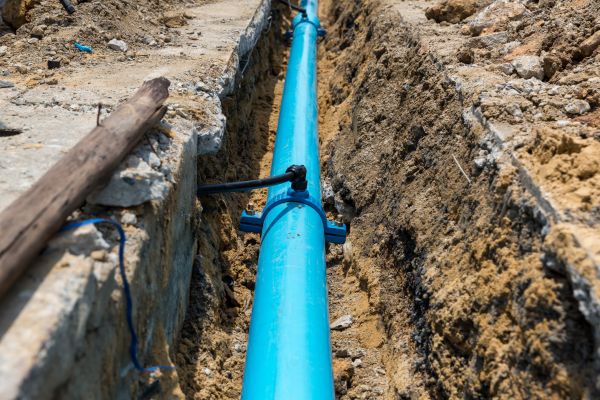 Water Main Installation in Medina