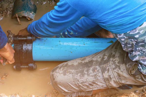 Underground Water Line Repair in Medina