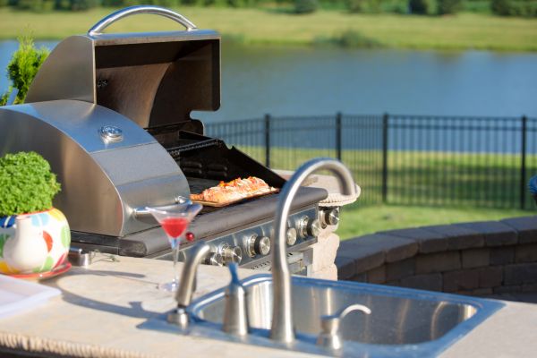 Outdoor Kitchen Plumbing in Medina