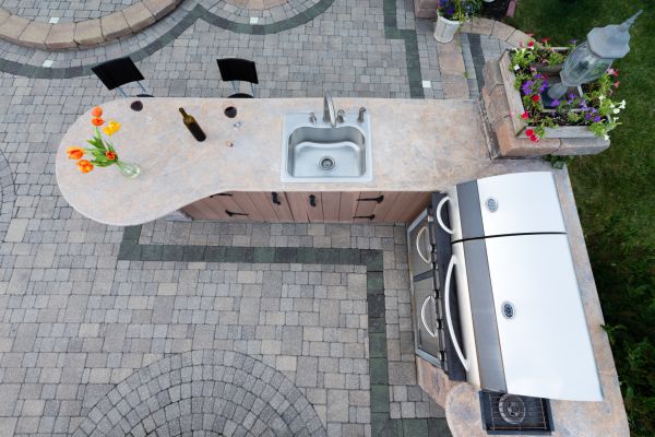 Outdoor Sink Installation in Medina